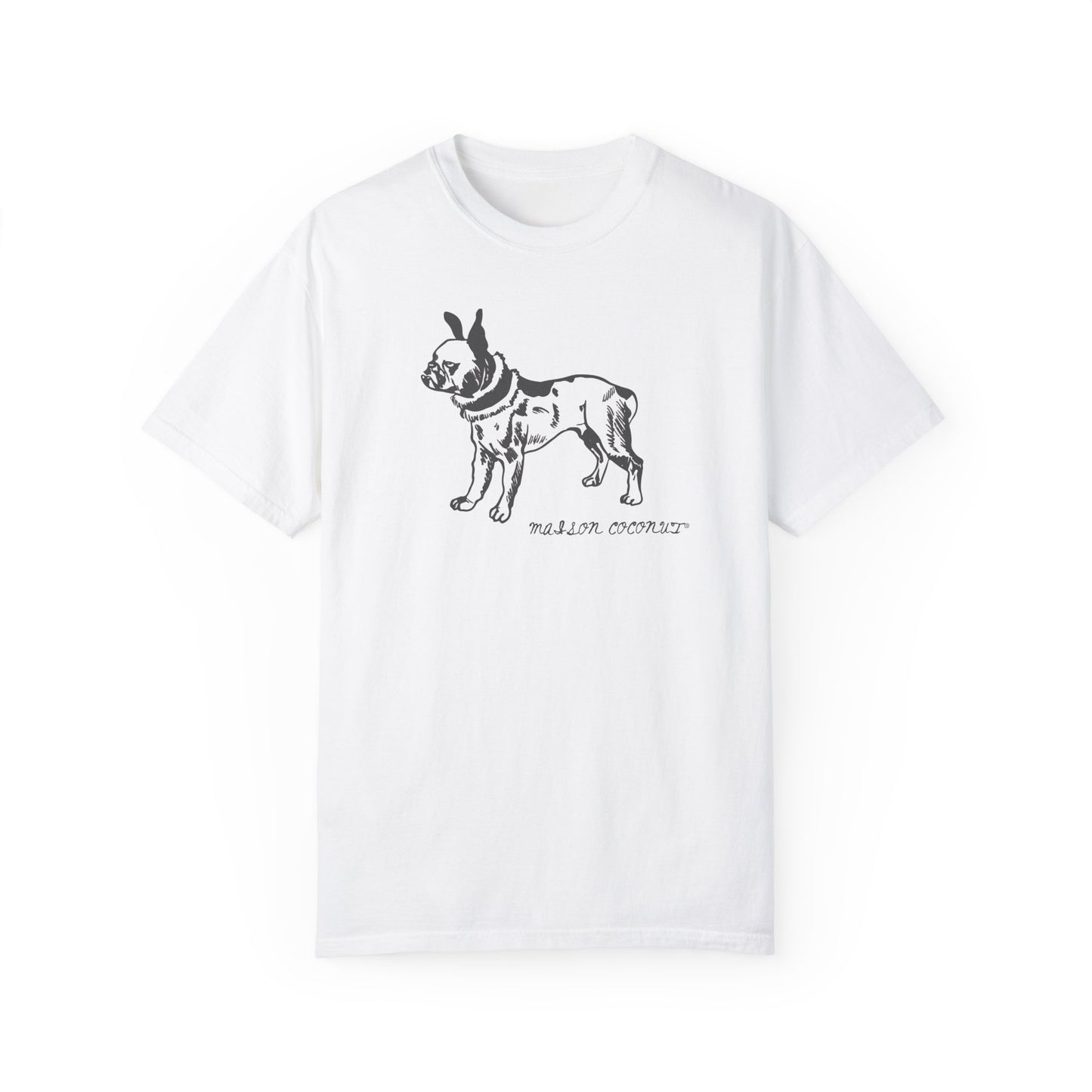 Vintage French Bulldog Illustration Graphic T-Shirt